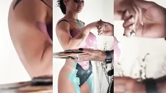 Sexy model body painted #3