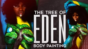 How to Paint on the Human Body | TREE OF EDEN Body Painting for World Body Painting Festival 2020