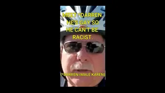 MAGA Darren can't be racist because he's gay. 18+UNCENSORED. DON'T WATCH IF YOU ARE EASILY OFFENDED.