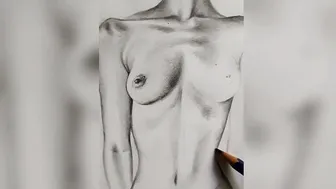 Nude , female , drawing #3