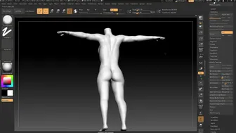 Zbrush (ep.8/10 Part 2) - Setting Up Reference & Body Modelling (Refining Part 2/2) basics #2