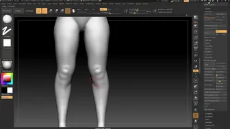 Zbrush (ep.8/10 Part 2) - Setting Up Reference & Body Modelling (Refining Part 2/2) basics #3