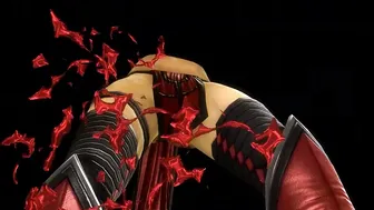 MK9 - Skarlet gives head to Johnny Cage Ryona #3