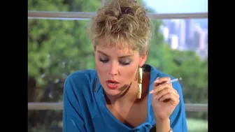 Sharon Stone vintage smoking cigarette ????