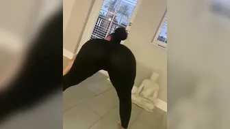 Twerk Black Leggings #4