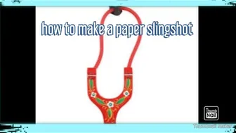 How to make a slingshot # with bullets