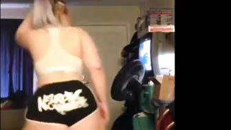 White girl twerk №3 #4