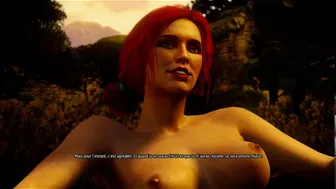 The Witcher III. Triss s'installe à Corvo Bianco. Naked mod 1440p