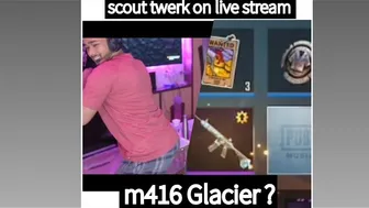 SCOUT TWERKING | M416 Glacier crate opening | PUBG MOBILE