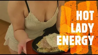 #68 ASMR Cooking Hot Lady How To Make Fried rice super fast! Hot Girl Summer | Mountain Boobs