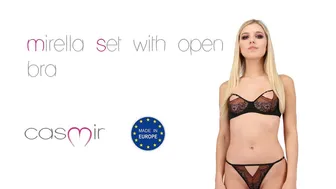 CASMIR - Mirella set with open bra lingerie