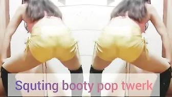 How to twerk booty pop♥️♥️ different kind of simple twerking knee twerk, hip roll twerk, Floor twerk ♥️♥️ #2