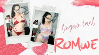 Romwe (Shein) | Lingerie Haul & Try On #4