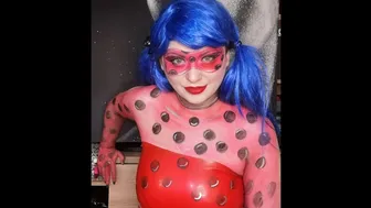 #bodypaint #cosplaygirl #ladybug #ladybugcosplay #latex #gummylutex #rubberlatex