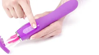 Her Ultimate Pleasure Oral Sex Licking & Sucking Toy w/ G-Spot Vibrator - Pipedream Fantasy for Her #4