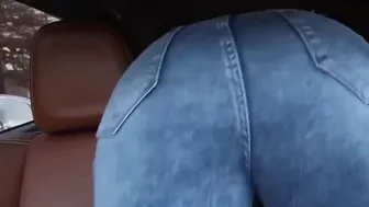 GIRL WITH A REALLY BIG ASS BENDING OVER *SO HOT*