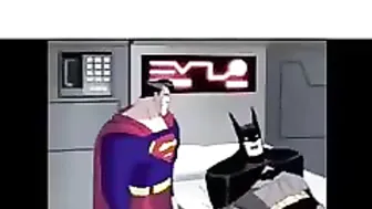 Uncensored Cartoon parody of Superman roasting Batman #2