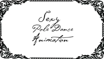 Sexy pole dance animation