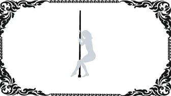 Sexy pole dance animation #3