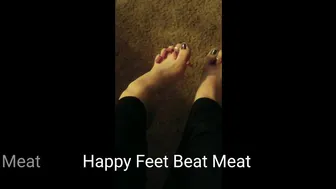 Nailya's Toes Drying, HAPPY FEET BEAT MEAT