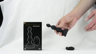 Vibrating Anal Beads with Remote control - 3 bead, 2 motor vibrating anal sex toy review