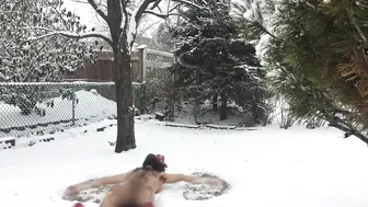 Getting Naked in the Snow Because I got nothing better to do. #2