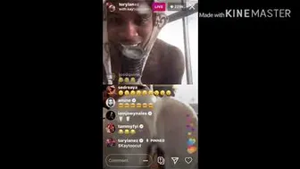 Crazy Tory lanes Instagram live Twerking party must see!!!