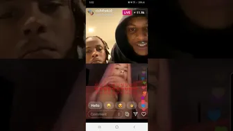 RICHTheKid twerking live with baddies