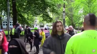 People getting knocked out Compilation (ft. Antifa)