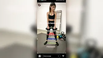 Mia Khalifa EXERCISES AT HOME #3