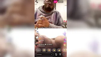 Girl twerkks buttnaked On richthekid instagram Livee part2 #2