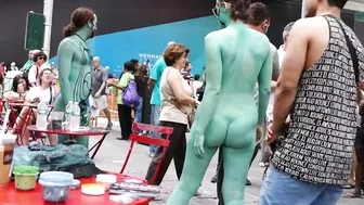 Times Square Body PAINTING #- 4 #2