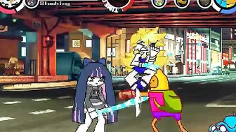 mugen battle:panty and stocking vs team homer #3