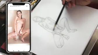 Lifedrawing Female Body | Dibujo a Lapiz #3