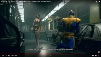 RESIDENT EVIL 3 Sexy Jill Bikini and Carlo the Bad Box Art Megaman