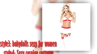 Nurse Uniform Costumes Underwear #4